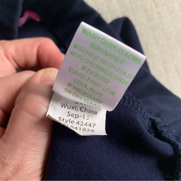 Lilly Pulitzer navy seamed pants - Picture 12 of 14